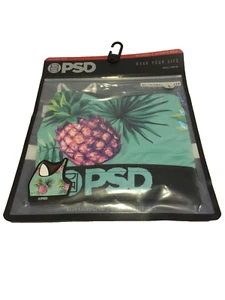PSD PINEAPPLE PUNCH The Most Comfortabe Everday Sports Bra Women's Size L NIP - Picture 1 of 6