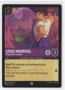Disney Lorcana Ursula's Return Luisa Madrigal 47/204 Common NON-FOIL - Picture 1 of 1