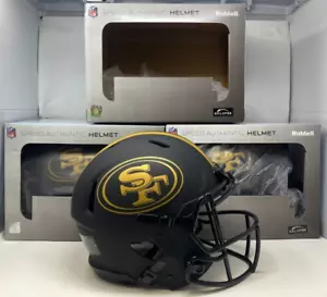 Casco autentico San Francisco 49ers Eclipse taglia intera non firmato - Foto 1 di 6