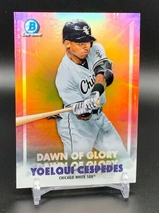 2021 Bowman Chrome Dawn of Glory Insert YOELQUI CESPEDES Chicago White Sox - Picture 1 of 1