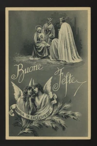 cartolina d'epoca-post card-BUONE FESTE NATALE - Picture 1 of 1