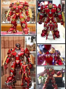 Figura de acción 1/12 Iron Man MK44 Hulkbuster negro dorado LED colección modelo CS - Imagen 1 de 24