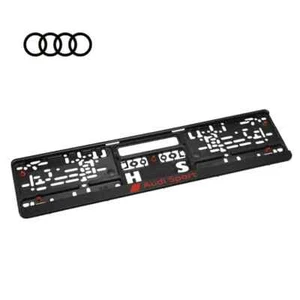 Portatarga Originale Audi Sport rosso nero supporto Targa 3291900100 - Imagen 1 de 6