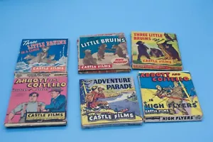 Lotto 6 Film Castello Super 8MM Abbott e Costello 3 Little Bruins - Foto 1 di 7