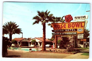 Rose Bowl Motor Hotel Phoenix Arizona Postcard B088 - Picture 1 of 2