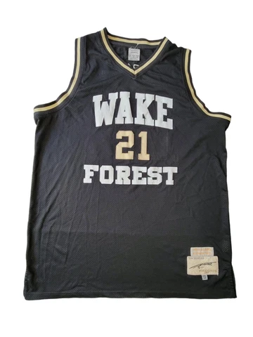 TIM DUNCAN WAKE FOREST DEACONS NCAA JERSEY Sz 2XL Adidas True School Authentics Cover