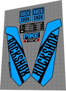 ROCKSHOX Pike (2016) RCT3 Fork Decal Set