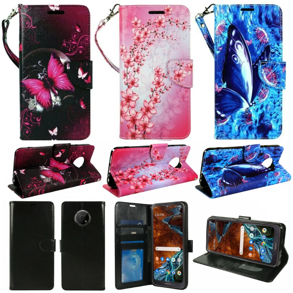 For Nokia G300 5G (2021) PU Faux Leather Wallet Phone Case Flip Stand Strap Card - Image 1 of 1
