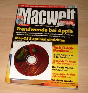 Computer PC Zeitung Zeitschrift - Macwelt 3/98 1998 - Retro Klassik - Bild 1 von 2