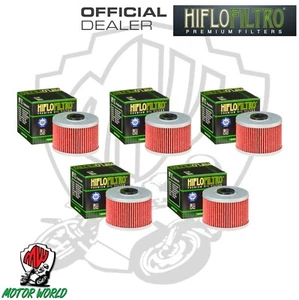 KIT 5 FILTRI OLIO HIFLO HF112 Kawasaki KFX 450 R 2008 - 2014 - Foto 1 di 1