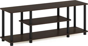 Furinno Turn-N-Tube Sin Herramientas 3D 3 Niveles Entretenimiento TV Soporte hasta 50 Pulgadas TV, - Imagen 1 de 12
