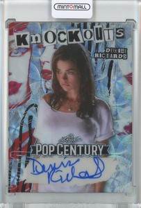 2023 Leaf Metal Pop Century Denise Richards Knockouts Autograph Kaleidoscope Sil