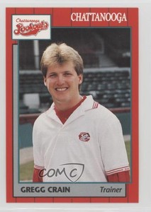 1990 Grand Slam Chattanooga Lookouts Gregg Crain #3