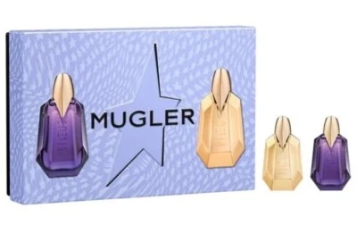 💜Nuevo Juego de Regalo de Viaje Thierry Mugler Alien Goddess 0.2oz Mini Viaje cada uno Foto 1 de 4