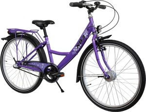 XB3 24 Zoll Kinderfahrrad, 3 Gänge Nabenschaltung lila - Bild 1 von 2