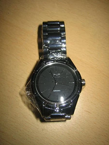 Alexander Milton Uhr MomosJapanisches Quarzwerk VX42 Schwarze Keramik Krone und - Bild 1 von 2