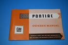 1968 PONTIAC LAURENTIAN PARISIENNE STRATO CHIEF FIRST EDIDITION OWNERS MANUAL