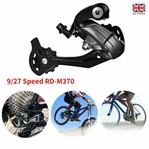 Bike Speed Rear Mech Long MTB Gear Derailleur UK For Shimano Altus RD-M370 9/27 - Picture 1 of 12