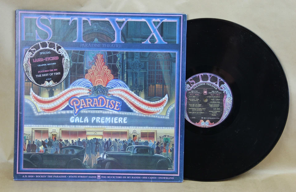 Styx Paradise Theatre Gatefold 12" LP  - Image 1 of 1