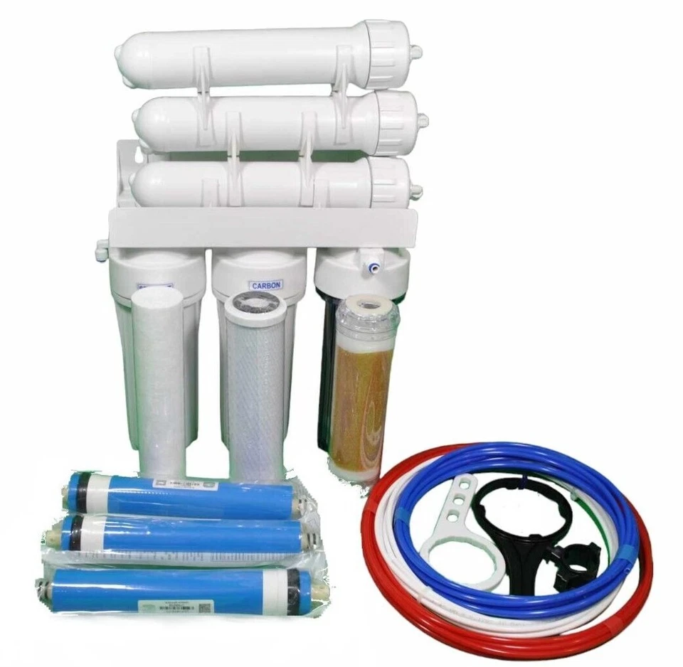 AQUATI 450GPD Reverse Osmosis DI Water Filter System & Accessories /Windows Cleaning/