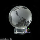 Glass Globe World Ball on Base Full Glass