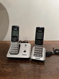 Vtech 2-Handset Cordless Phone System 6619-2 DECT 6.0 Caller ID Call Waiting - Picture 1 of 4