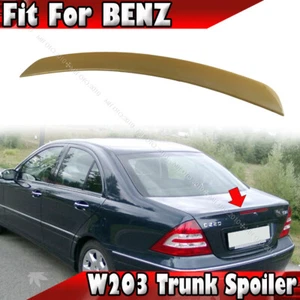 01-07 Fits Mercedes BENZ W203 T Look Boot Trunk Spoiler C320 C240 Unpainted - Picture 1 of 5