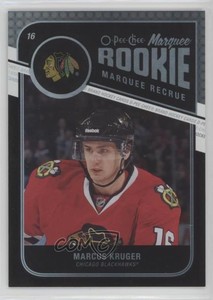 2011 O-Pee-Chee Marquee Rainbow Foil Black Border /100 Marcus Kruger Rookie RC