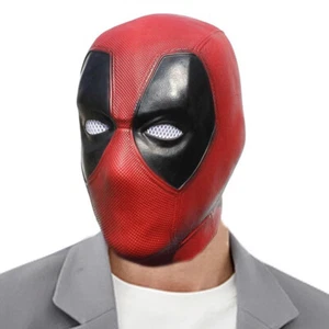 Deadpool Cosplay Mask Latex Soft - Picture 1 of 4