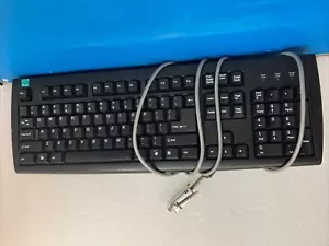 Solidus Peripherals KU-2971 KBS224EN-USB-BL Keyboard 9-Pin RS232 Serial Port ~ - Picture 1 of 10