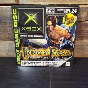 Vtg Prince Of Persia Sands of Time XBOX Magazine Demo Disc #24 90s Microsoft - Picture 1 of 4
