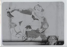 2010-11 Upper Deck French Printing Plate Black 1/1 Craig Anderson #149 0c3