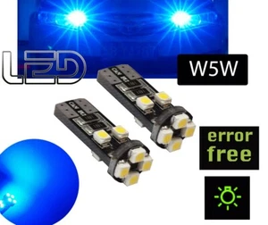 For Audi A4 B8 2 Blue LED Bulbs Anti Error Position Lights Canbus - Picture 1 of 1