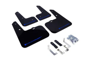 RALLYARMOR RALLY ARMOR UR MUD FLAPS BLACK / BLUE FOR 2012-2017 HYUNDAI VELOSTER - Picture 1 of 2