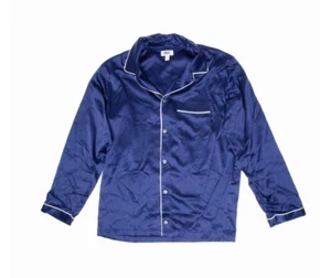 Camisa Pijama Inc International Concepts Piped Satén Midnight Sail Talla XL 2326 - Imagen 1 de 1