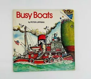 Vintage 1977 Busy Boats Random House Paperback Book - Imagen 1 de 12