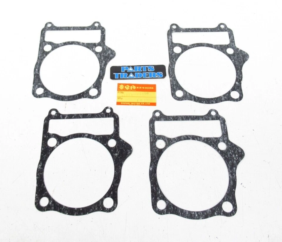 Juego de 4 juntas base originales Suzuki DR370 SP370 SP400 GN400 GN400T GN400X Foto 1 de 1