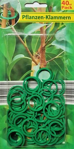 40 Stück Pflanzen-klammern Pflanzenclips Pflanzenhalter Pflanzenringe - Bild 1 von 1
