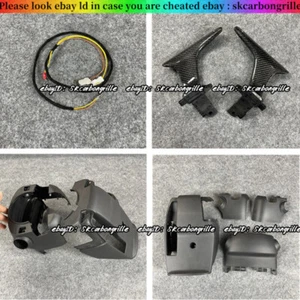 Juego de perillas de paleta de cambio de fibra de carbono para infiniti Q50 2014-2017 repuesto - Imagen 1 de 11