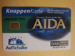 Knappenkarte Schalke 04 - AIDA Giuseppe Verdis grosse Oper - S04 - Restguthaben? - Bild 1 von 1