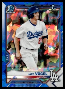2021 1st Bowman Chrome Sapphire Jake Vogel #BCP-59 Los Angeles Dodgers - Bild 1 von 2