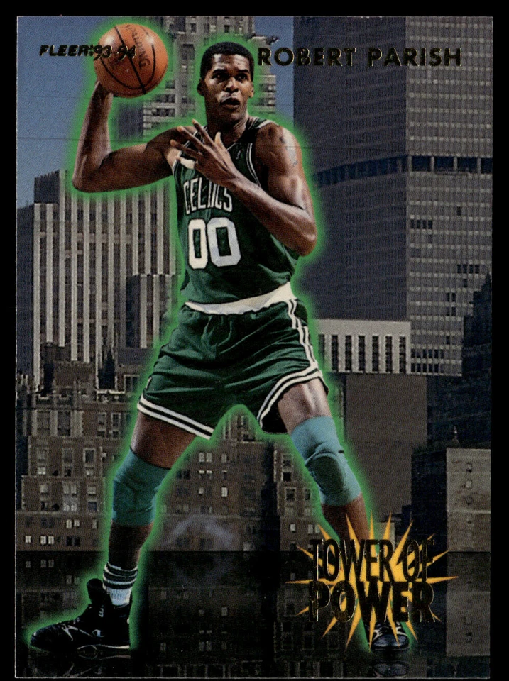 1993-94 Fleer Robert Parish #22 Towers of Power Boston Celtics - Image 1 of 2