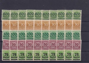 Deutsches Reich postfrisch ** Lot 11 Inflationsausgaben - Bild 1 von 1