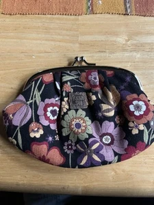 Vintage Anna Sui Change Purse Floral - Picture 1 of 6