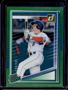 2025 Donruss James Triantos Rated Prospects Green #129/199 - Picture 1 of 2