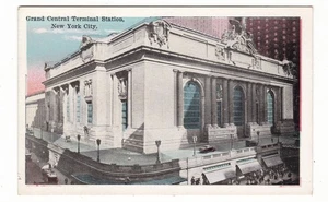 Vintage Postkarte / New York City / Grand Central Terminal Station - Bild 1 von 2