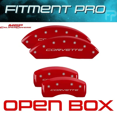 Juego de cubiertas de pinza MGP cubiertas de pinza de freno para 97-04 Corvette C5 13007SCV5RD Foto 1 de 4