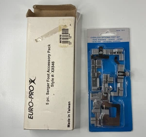 6 Stück Serger Overlock Fuß Zubehör Befestigungsset für Euro Pro TB115 - Bild 1 von 5
