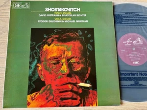 HMV HQS 1369 SHOSTAKOVICH VIOLIN VIOLA SONATAS LP OISTRAKH RICHTER (1977) EX UK - Picture 1 of 2