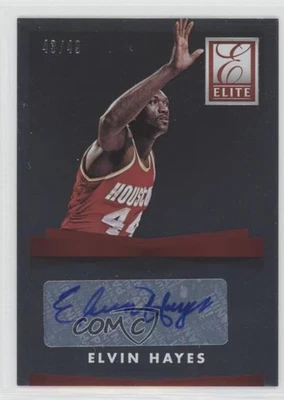 2015-16 Panini Donruss Elite Signatures /49 Elvin Hayes #ES-EH Auto HOF - Image 1 of 2